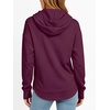 image:imageANRABESS Womens Fashion Hoodie with PocketsDark Plum