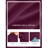 image:imageANRABESS Womens Fashion Hoodie with PocketsDark Plum