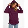 image:imageANRABESS Womens Fashion Hoodie with PocketsDark Plum