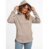 image:imageANRABESS Womens Fashion Hoodie with PocketsGrey Beige