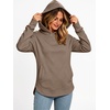 image:imageANRABESS Womens Fashion Hoodie with PocketsLight Coffee