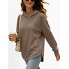image:imageANRABESS Womens Fashion Hoodie with PocketsLight Coffee