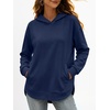 image:imageANRABESS Womens Fashion Hoodie with PocketsNavy Blue