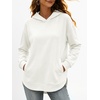 image:imageANRABESS Womens Fashion Hoodie with PocketsWhite
