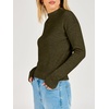 image:imageANRABESS Womens Long Sleeve Lightweight Mock Neck Fall SweatersArmy Green