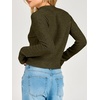 image:imageANRABESS Womens Long Sleeve Lightweight Mock Neck Fall SweatersArmy Green
