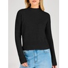 image:imageANRABESS Womens Long Sleeve Lightweight Mock Neck Fall SweatersBlack