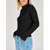 image:imageANRABESS Womens Long Sleeve Lightweight Mock Neck Fall SweatersBlack
