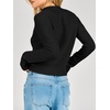 image:imageANRABESS Womens Long Sleeve Lightweight Mock Neck Fall SweatersBlack