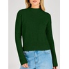 image:imageANRABESS Womens Long Sleeve Lightweight Mock Neck Fall SweatersDark Green