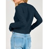image:imageANRABESS Womens Long Sleeve Lightweight Mock Neck Fall SweatersDeep Blue