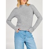 image:imageANRABESS Womens Long Sleeve Lightweight Mock Neck Fall SweatersDeep Grey