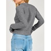 image:imageANRABESS Womens Long Sleeve Lightweight Mock Neck Fall SweatersGrey