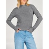 image:imageANRABESS Womens Long Sleeve Lightweight Mock Neck Fall SweatersGrey