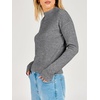 image:imageANRABESS Womens Long Sleeve Lightweight Mock Neck Fall SweatersGrey