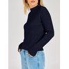 image:imageANRABESS Womens Long Sleeve Lightweight Mock Neck Fall SweatersNavy Blue