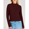 image:imageANRABESS Womens Long Sleeve Lightweight Mock Neck Fall SweatersWine Red
