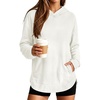 image:imageANRABESS Womens Fashion Hoodie with PocketsWhite