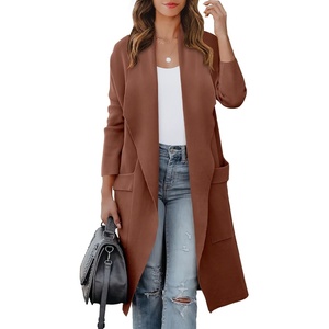 image:imageANRABESS Cardigan Sweater for Womens 2026 Fall Oversized with PocketsCoffee