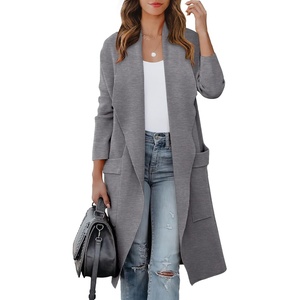 image:imageANRABESS Cardigan Sweater for Womens 2026 Fall Oversized with PocketsGray