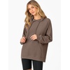 image:imageANRABESS Women Oversized Hoodies Comfort Fall OutfitsLight Brown