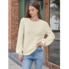image:imageANRABESS Womens Fall Oversized Long Sleeve Knit SweaterApricot