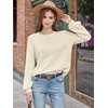 image:imageANRABESS Womens Fall Oversized Long Sleeve Knit SweaterApricot