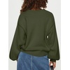 image:imageANRABESS Womens Fall Oversized Long Sleeve Knit SweaterArmy Green