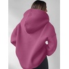 image:imageANRABESS Womens Oversized Long Sleeve Quarter Zip Pullover HoodiesDark Pink