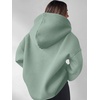 image:imageANRABESS Womens Oversized Long Sleeve Quarter Zip Pullover HoodiesGrey Green