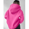 image:imageANRABESS Womens Oversized Long Sleeve Quarter Zip Pullover HoodiesHot Pink