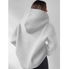 image:imageANRABESS Womens Oversized Long Sleeve Quarter Zip Pullover HoodiesLight Grey