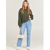 image:imageANRABESS Sweatshirt for Women Oversized Crewneck 2026 Fall OutfitsArmy Green