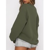 image:imageANRABESS Sweatshirt for Women Oversized Crewneck 2026 Fall OutfitsArmy Green