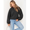 image:imageANRABESS Sweatshirt for Women Oversized Crewneck 2026 Fall OutfitsBlack