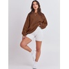 image:imageANRABESS Sweatshirt for Women Oversized Crewneck 2026 Fall OutfitsCoffee