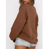 image:imageANRABESS Sweatshirt for Women Oversized Crewneck 2026 Fall OutfitsCoffee