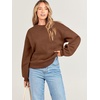 image:imageANRABESS Sweatshirt for Women Oversized Crewneck 2026 Fall OutfitsCoffee