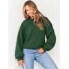 image:imageANRABESS Sweatshirt for Women Oversized Crewneck 2026 Fall OutfitsDark Green