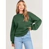 image:imageANRABESS Sweatshirt for Women Oversized Crewneck 2026 Fall OutfitsDark Green