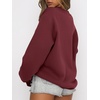image:imageANRABESS Sweatshirt for Women Oversized Crewneck 2026 Fall OutfitsDeep Red