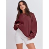 image:imageANRABESS Sweatshirt for Women Oversized Crewneck 2026 Fall OutfitsDeep Red