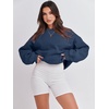 image:imageANRABESS Sweatshirt for Women Oversized Crewneck 2026 Fall OutfitsDusty Blue