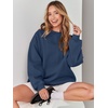 image:imageANRABESS Sweatshirt for Women Oversized Crewneck 2026 Fall OutfitsDusty Blue