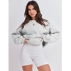 image:imageANRABESS Sweatshirt for Women Oversized Crewneck 2026 Fall OutfitsGray