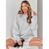 image:imageANRABESS Sweatshirt for Women Oversized Crewneck 2026 Fall OutfitsGray