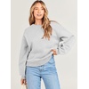 image:imageANRABESS Sweatshirt for Women Oversized Crewneck 2026 Fall OutfitsGray