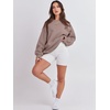 image:imageANRABESS Sweatshirt for Women Oversized Crewneck 2026 Fall OutfitsGray Khaki