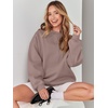 image:imageANRABESS Sweatshirt for Women Oversized Crewneck 2026 Fall OutfitsGray Khaki