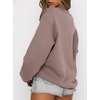 image:imageANRABESS Sweatshirt for Women Oversized Crewneck 2026 Fall OutfitsGray Khaki